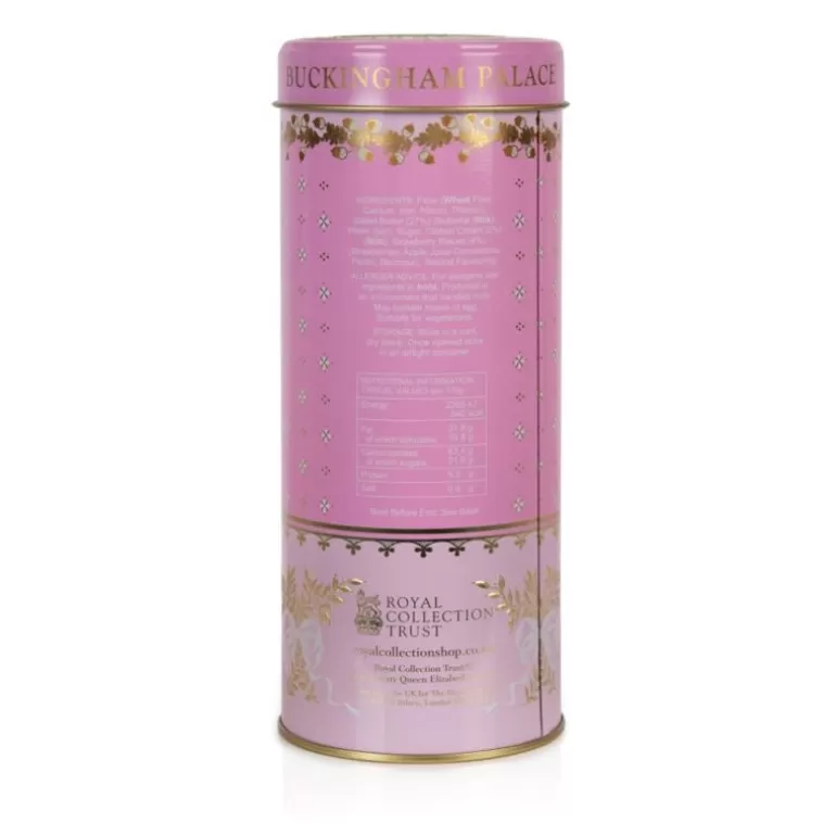 Royal Collection Shop Biscuits*Buckingham Palace Strawberry And Clotted Cream Shortbread Biscuit Tin